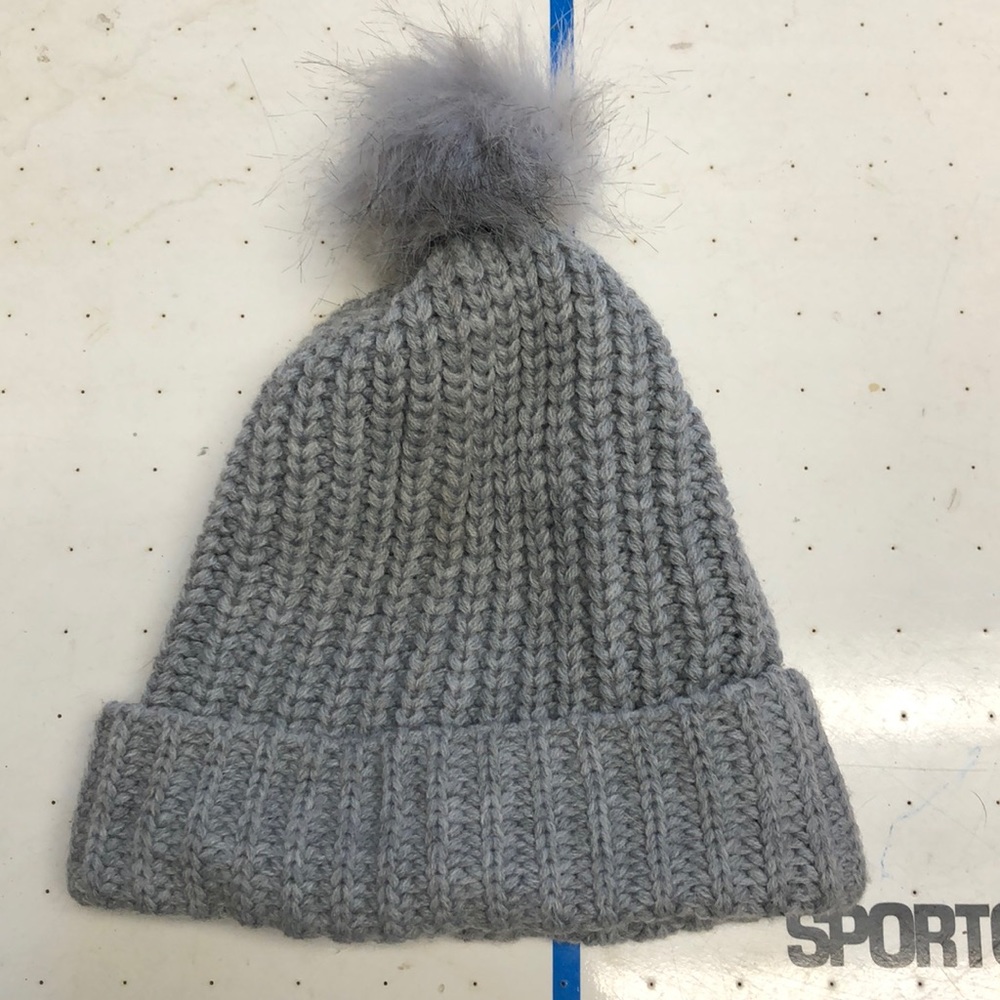 Grey winter hat